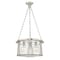 Z-Lite Cape Harbor Pendant, 3-Light, 18 In.W x 10 In.H, Brushed Nickel/Water hammered 7503P18-BN - alternate 2